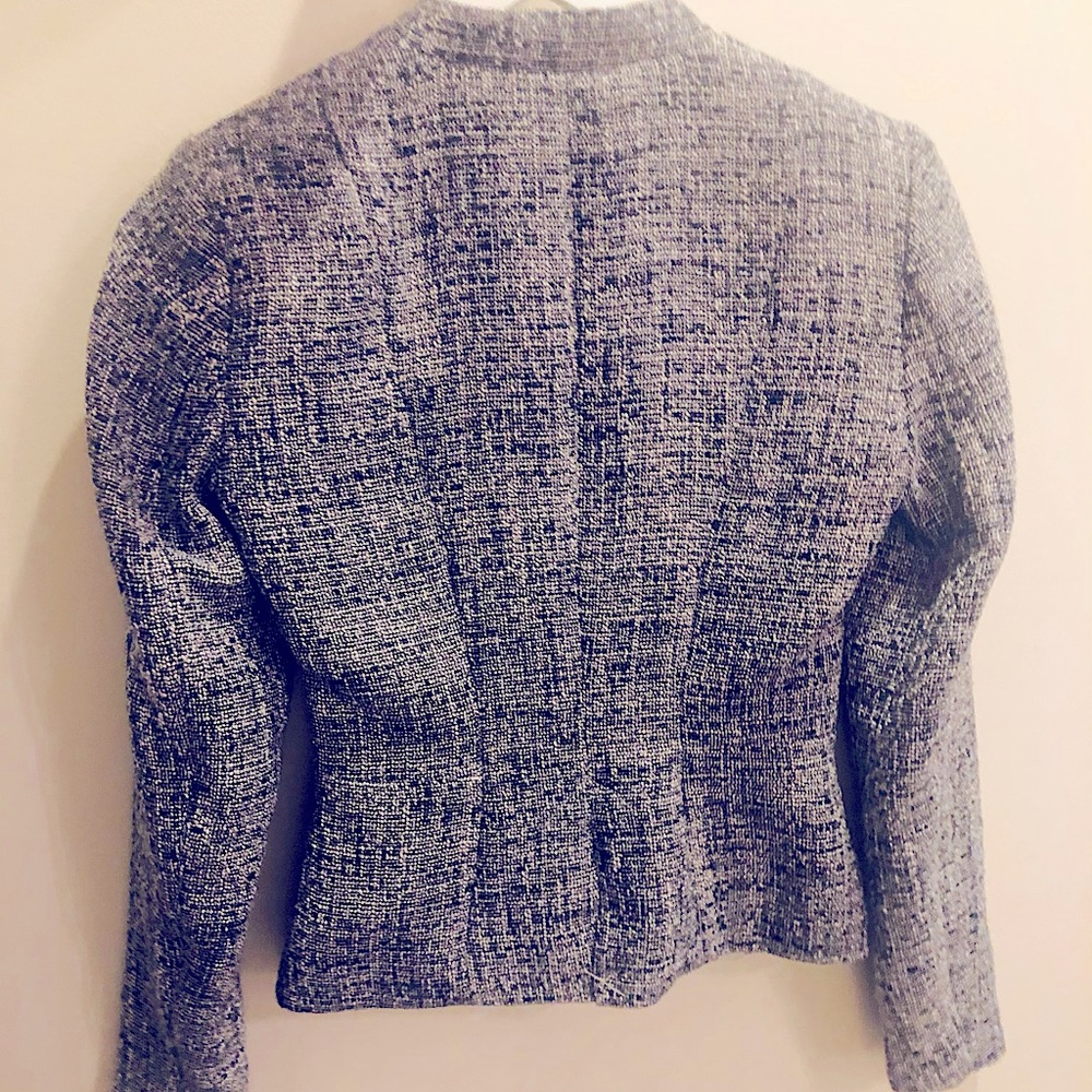 H&M Navy and white chic blazer, only wore twice